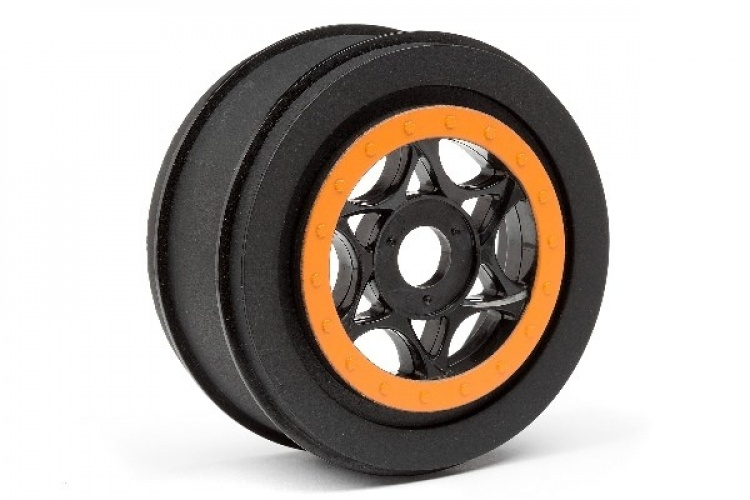 HPI Ah-64 Wheel Black/Orange (42X83Mm/2Pcs)