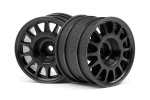 HPI Wr8 Rally Off-Road Wheel Black (48X33Mm/2Pcs)