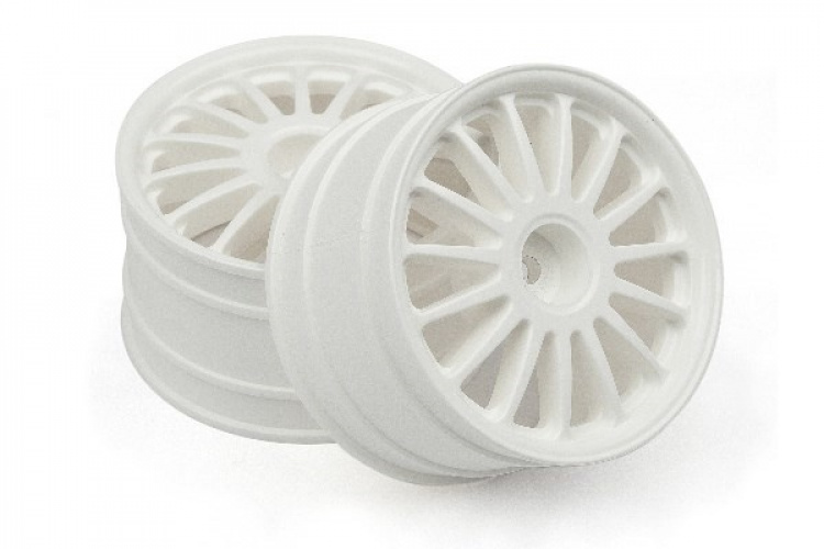 HPI WR8 Tarmac Wheel White (2.2inch/57X35Mm/2Pcs)