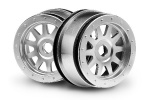 HPI Tr-10 Glue-Lock Wheel Matte Chrome (120X60Mm/2Pcs)