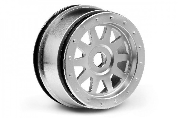HPI Tr-10 Glue-Lock Wheel Matte Chrome (120X60Mm/2Pcs)