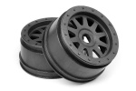 HPI Tr-10 Glue-Lock Wheel Gunmetal (120X60Mm/2Pcs)