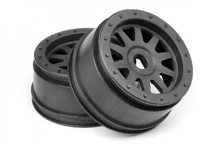 HPI Tr-10 Glue-Lock Wheel Gunmetal (120X60Mm/2Pcs)