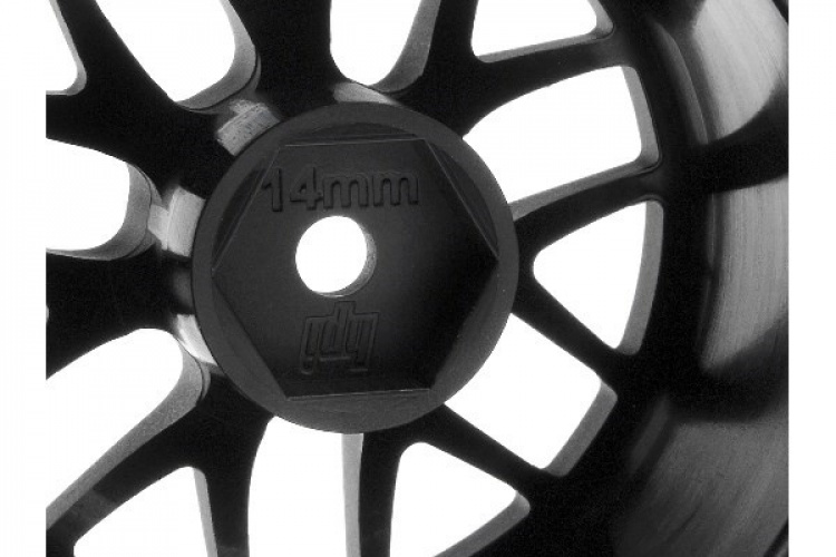 HPI BBS Spoke Wheel 48X34mm Black (14mm Offset/2pcs)