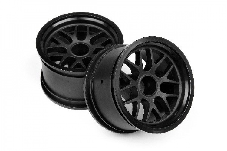 HPI BBS Spoke Wheel 48X34mm Black (14mm Offset/2pcs)