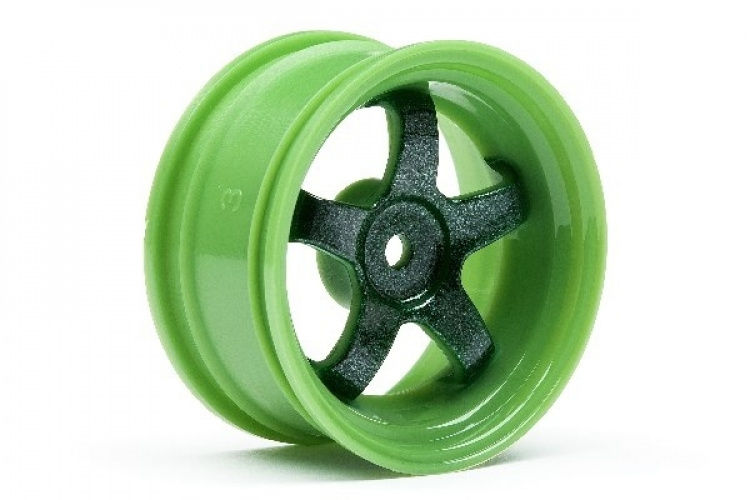 HPI Work Meister S1 Wheel Green (3Mm Offset/2Pcs)
