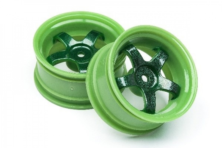 HPI Work Meister S1 Wheel Green (3Mm Offset/2Pcs)