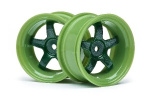 HPI Work Meister S1 Wheel Green (6Mm Offset/2Pcs)