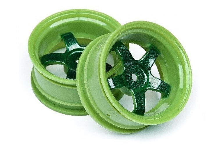 HPI Work Meister S1 Wheel Green (6Mm Offset/2Pcs)