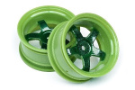 HPI Work Meister S1 Wheel Green (6Mm Offset/2Pcs)