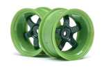 HPI Work Meister S1 Wheel Green (9Mm Offset/2Pcs)