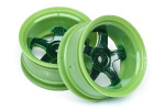 HPI Work Meister S1 Wheel Green (9Mm Offset/2Pcs)