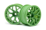 HPI RTR Wheel 26Mm Green (6Mm Offset/2Pcs)