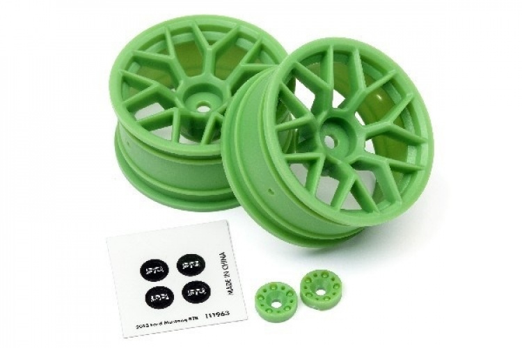 HPI RTR Wheel 26Mm Green (6Mm Offset/2Pcs)