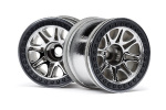 HPI Split 8 Truck Wheel (Chrome/2Pcs)