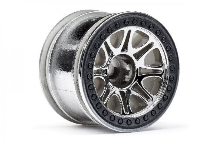 HPI Split 8 Truck Wheel (Chrome/2Pcs)