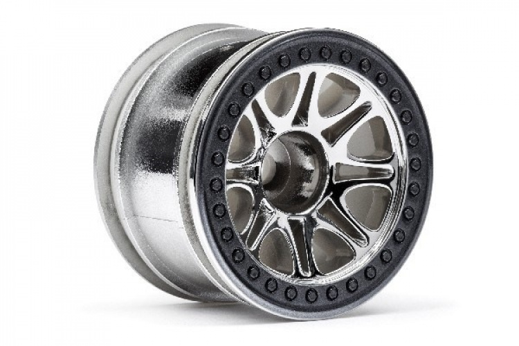 HPI Split 8 Truck Wheel (Chrome/2Pcs)
