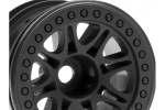 HPI Split 8 Truck Wheel (Black/2Pcs)