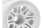HPI Split 8 Truck Wheel (White/2Pcs)