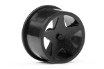 HPI Q32 Super Star Wheel Set F/R (Blk/18X10/18X14/4Pcs