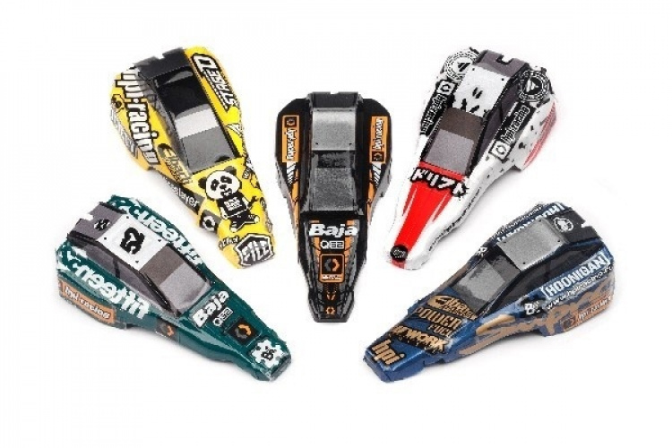 HPI Q32 Baja Buggy Body And Wing Set (Clear)