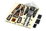 HPI Q32 Baja Buggy Body And Wing Set (Clear)