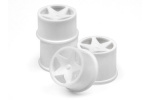 HPI Q32 Super Star Wheel Set F/R White/18X10/18X14 X 4