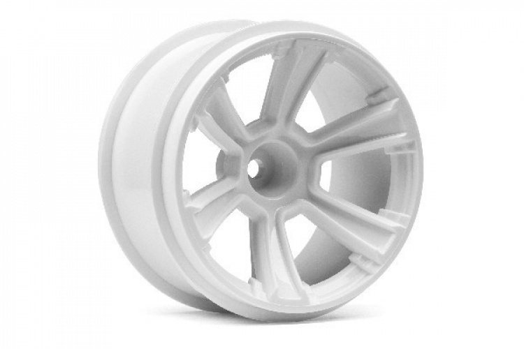 HPI 6-Shot Mt Wheel (White/2Pcs)