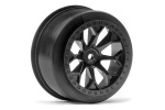 HPI 8-Shot Sc Wheel (Black/2Pcs)