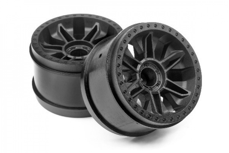 HPI 6-Shot St Wheel (Black/2Pcs)