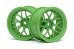 HPI Tech 7 Wheel Green 52X26X+6Mm Offset (2Pcs)