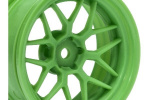 HPI Tech 7 Wheel Green 52X26X+6Mm Offset (2Pcs)