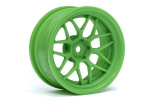 HPI Tech 7 Wheel Green 52X26X+6Mm Offset (2Pcs)