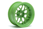 HPI Tech 7 Wheel Green 52X26X+9Mm Offset (2Pcs)