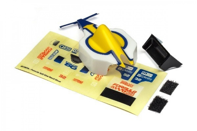HPI Formula Q32 Body And Wing Set (Blue)