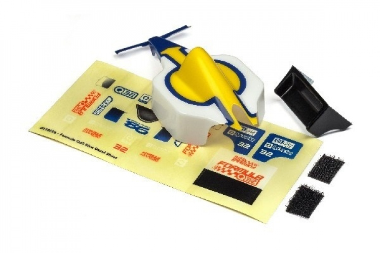 HPI Formula Q32 Body And Wing Set (Blue)