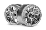 HPI 6-Shot St Wheel (Chrome/2Pcs)