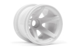 HPI Super Star Mt Wheels Front (White/2.2In/2Pcs)