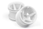 HPI Super Star Mt Wheels Front (White/2.2In/2Pcs)