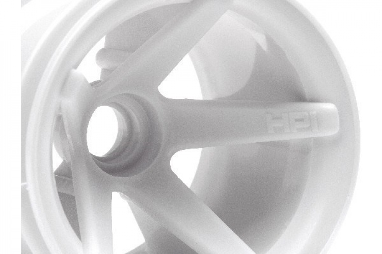 HPI Super Star Mt Wheels Front (White/2.2In/2Pcs)