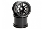 HPI Split 5 Truck Wheel (Black/2Pcs)