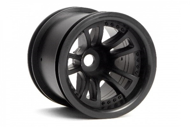HPI Split 5 Truck Wheel (Black/2Pcs)