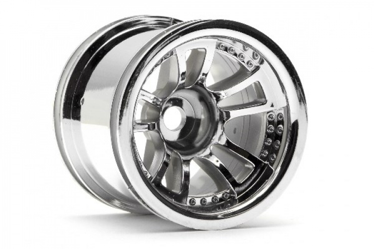 HPI Split 5 Truck Wheel (Chrome/2Pcs)