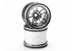 HPI Split 5 Truck Wheel (Chrome/2Pcs)
