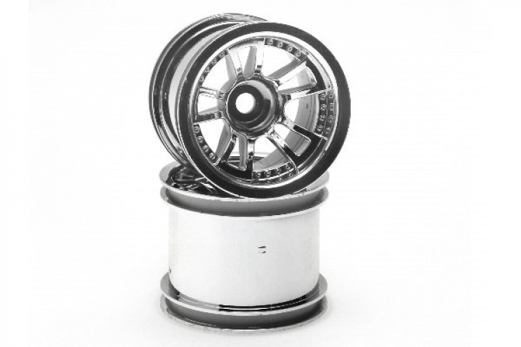 HPI Split 5 Truck Wheel (Chrome/2Pcs)