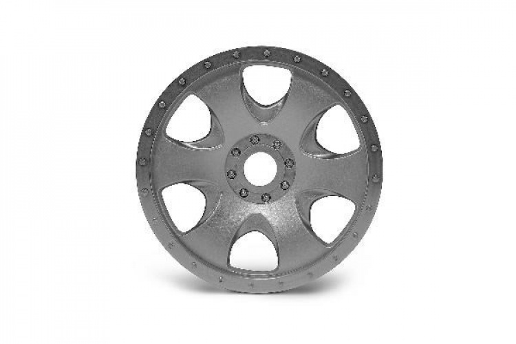 HPI Warlock Wheel Matt Chrome(83X56Mm/2Pcs)