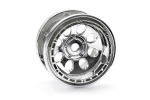 HPI Rock 8 Bead Lock Wheel Chrome (55X36Mm/2Pcs)