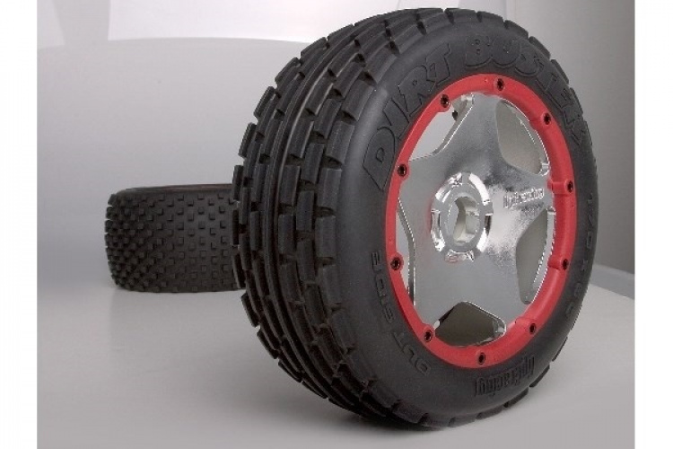 HPI Super Star Wheel Shiny Chrome (120X60Mm/2Pcs/)