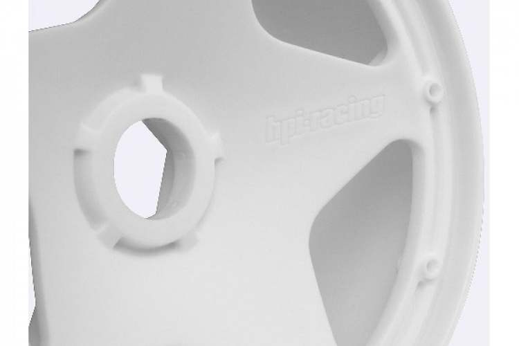 HPI Super Star Wheel White (120X75Mm/2Pcs)
