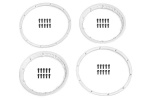 HPI Heavy Duty Wheel Bead Lock Rings White/For 2 Whl